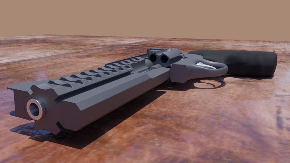 357 Magnum 3D model_4