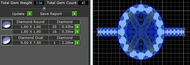 Sapphire Ring vs2 3D print model_4