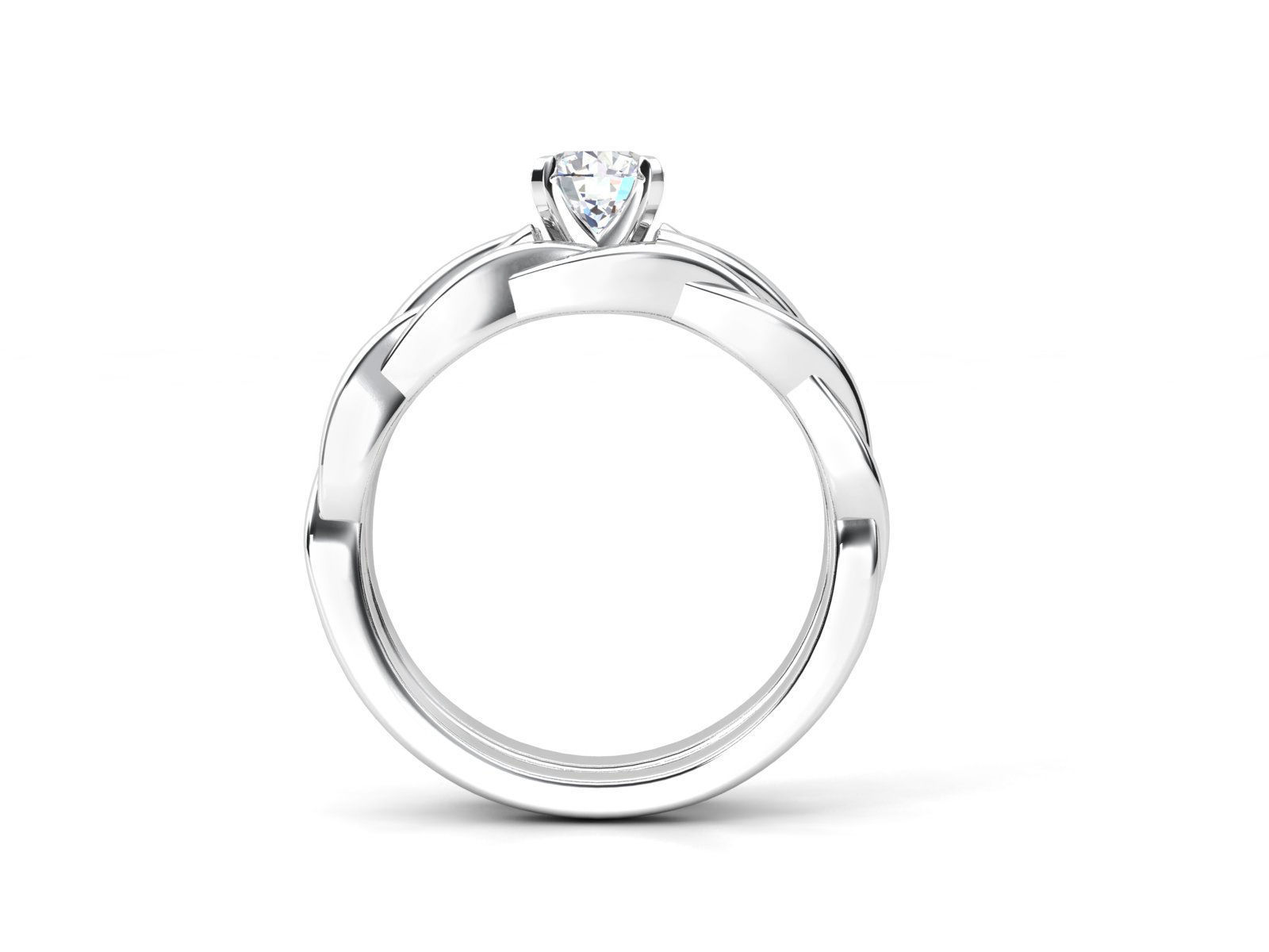 twist ring set  3D print model_8