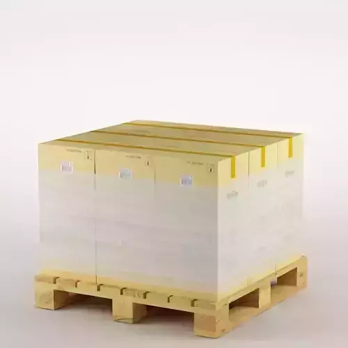 cardboard boxes on pallet