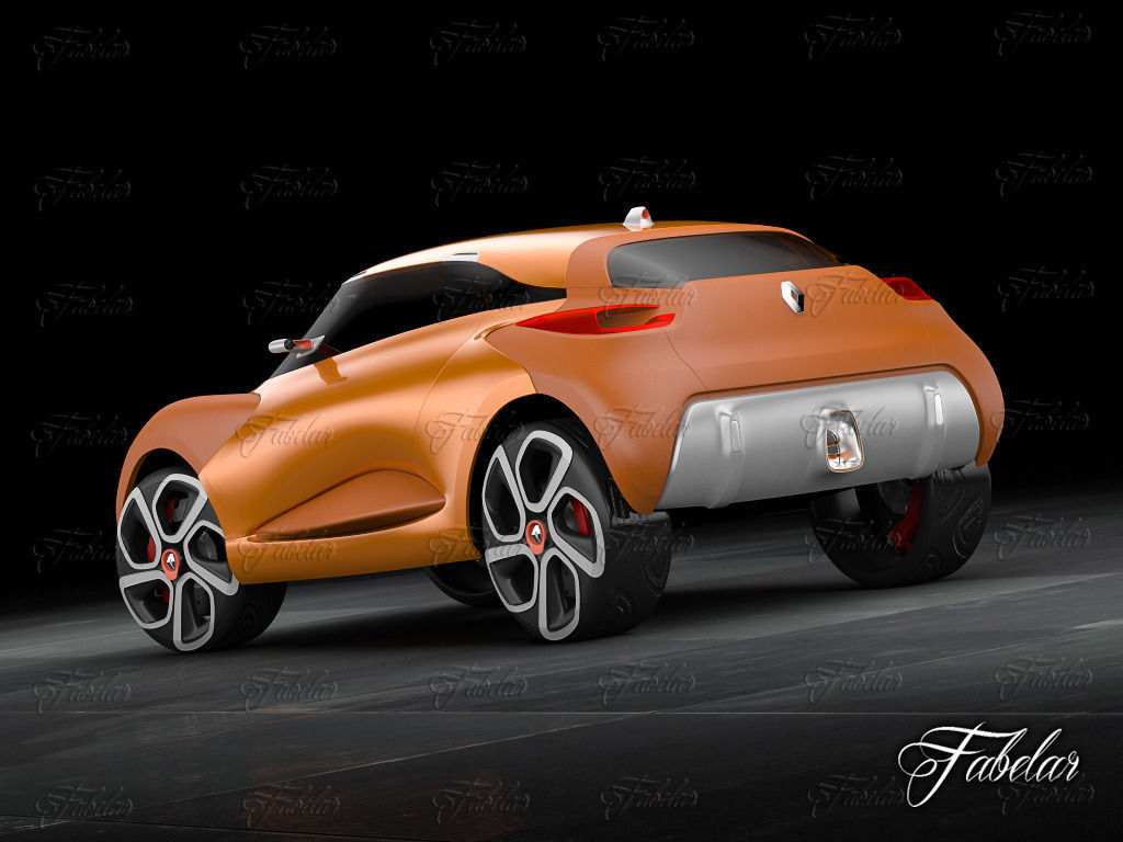 Renault Captur concept  3D model_1