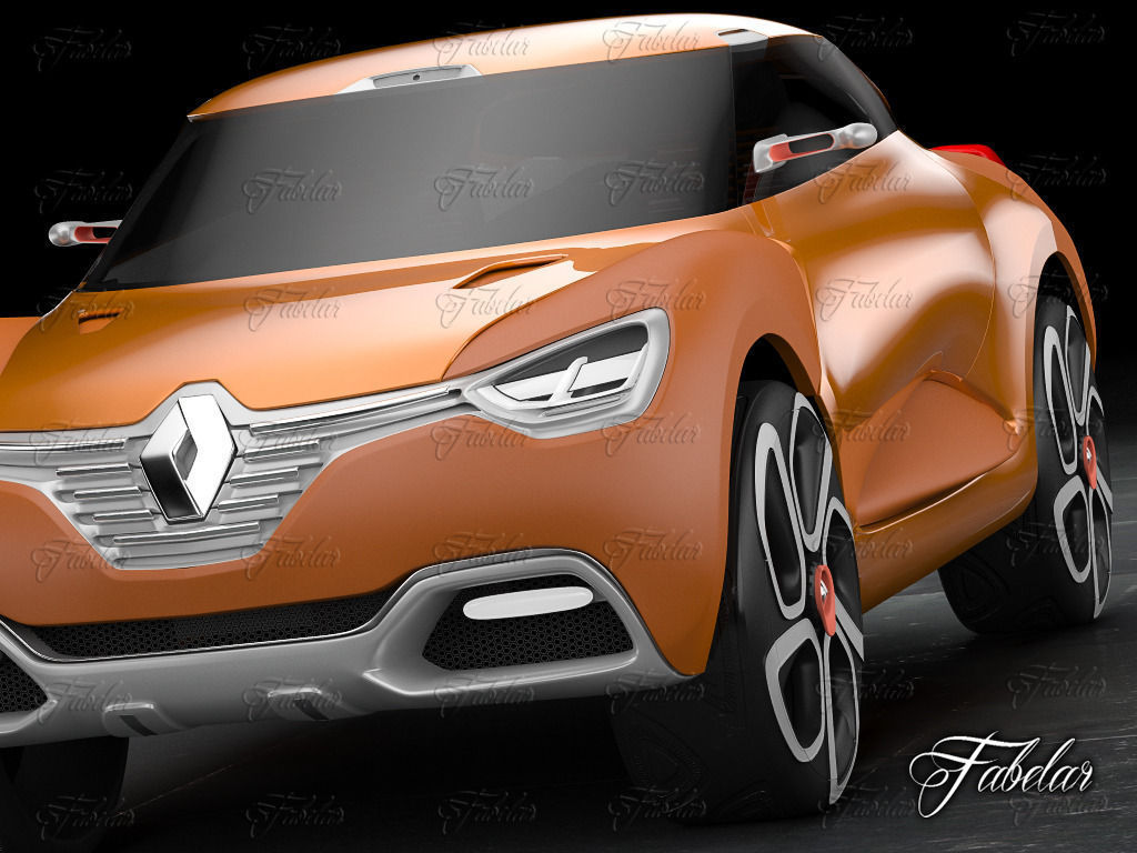 Renault Captur concept  3D model_7