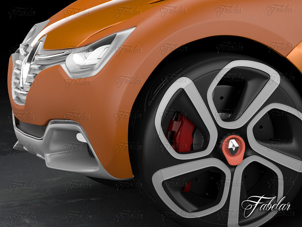 Renault Captur concept  3D model_4