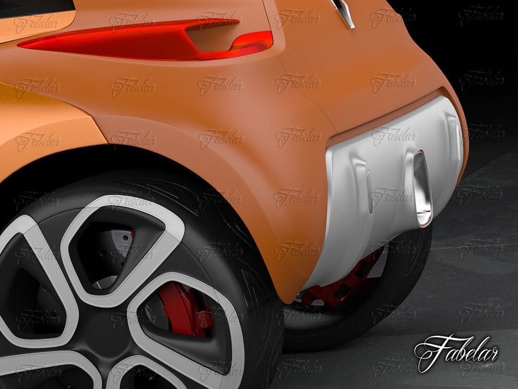 Renault Captur concept  3D model_6