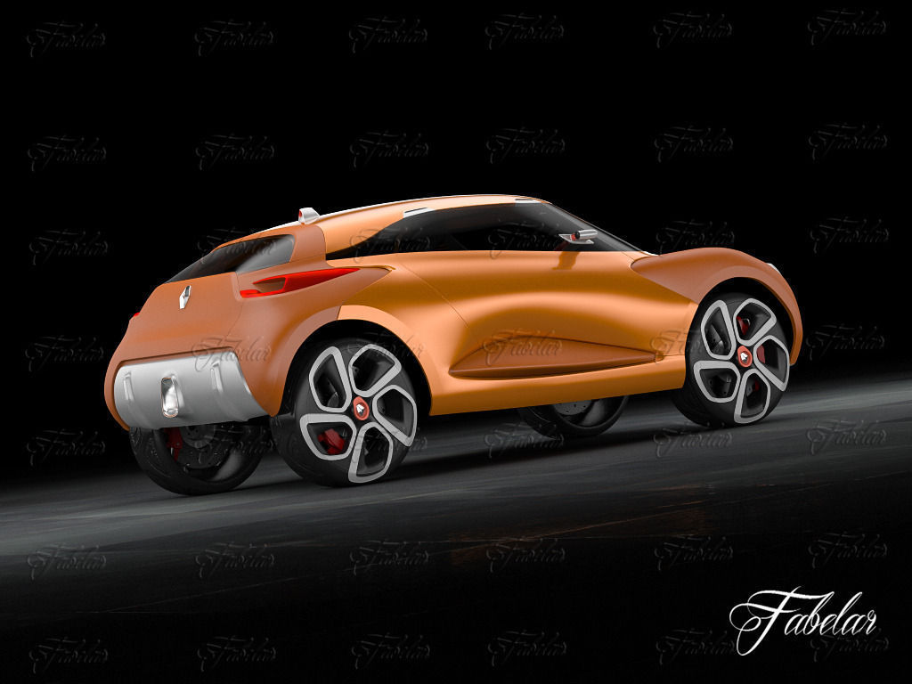 Renault Captur concept  3D model_8