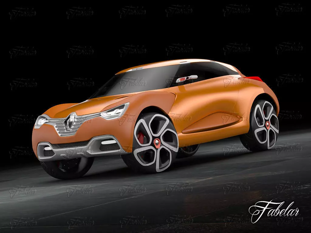 Renault Captur concept  3D model_0