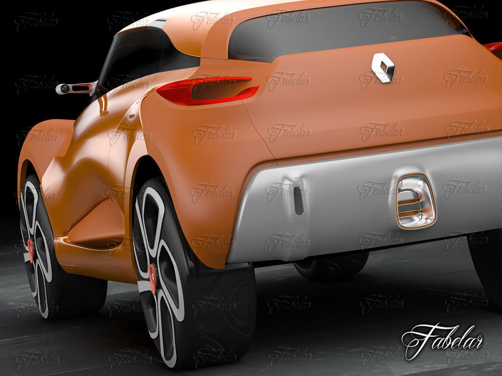 Renault Captur concept  3D model_3