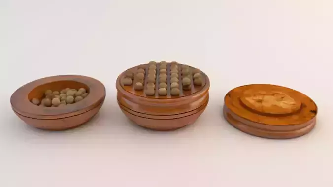 BOARD GAME---Wood Peg Solitaire