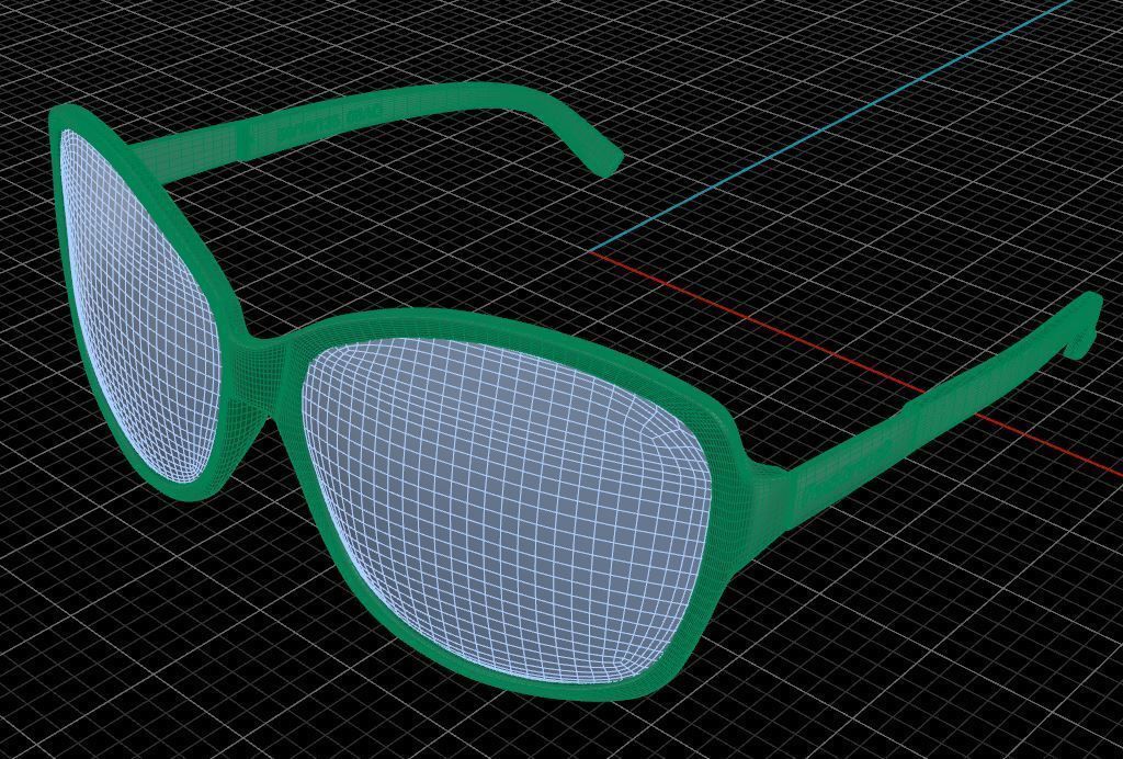 Eyeglasses for Men and Women 3D print model_4