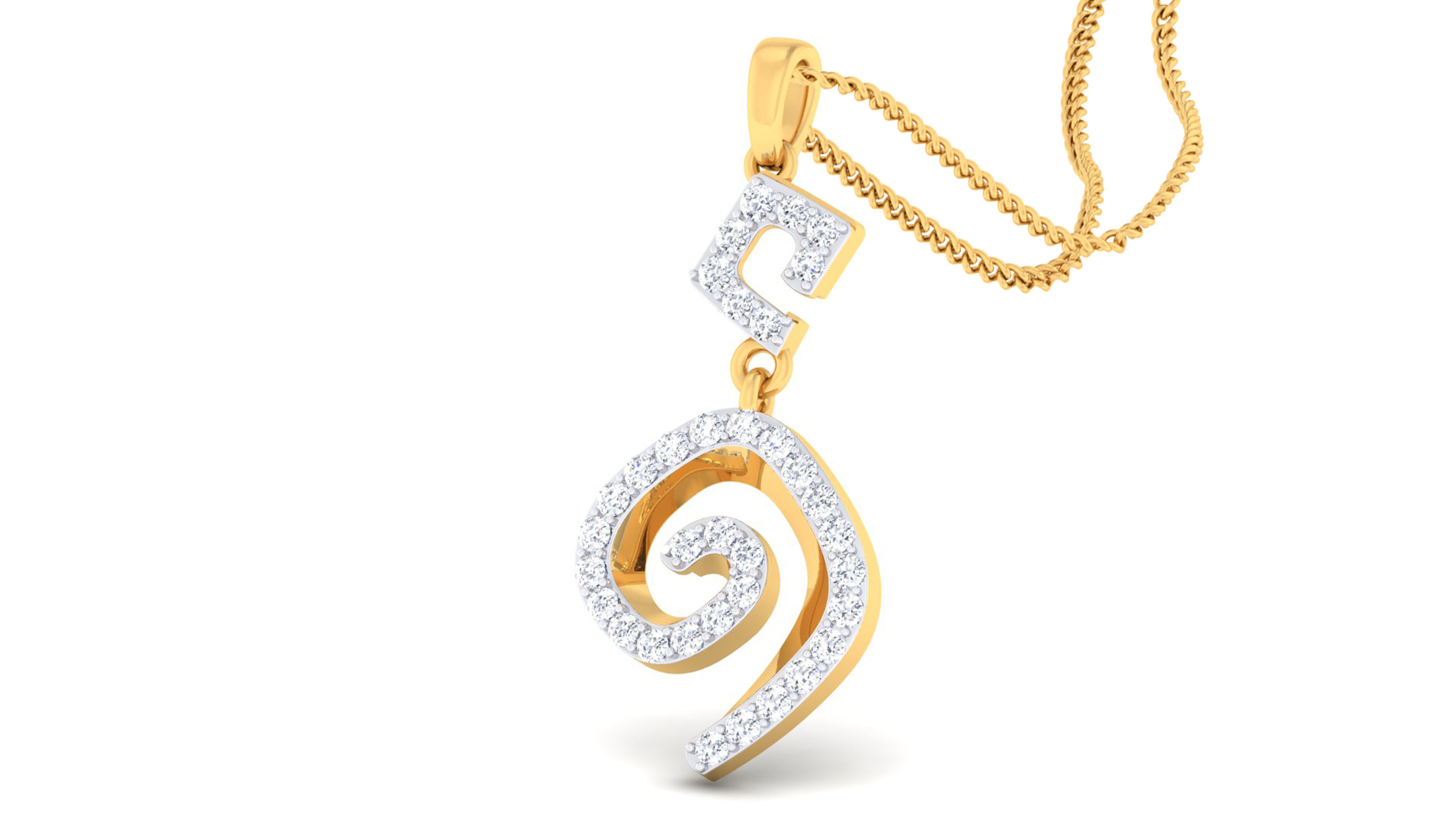 Women pendant-earrings set 3dm mgx render detail 3D print model 3D print model_1