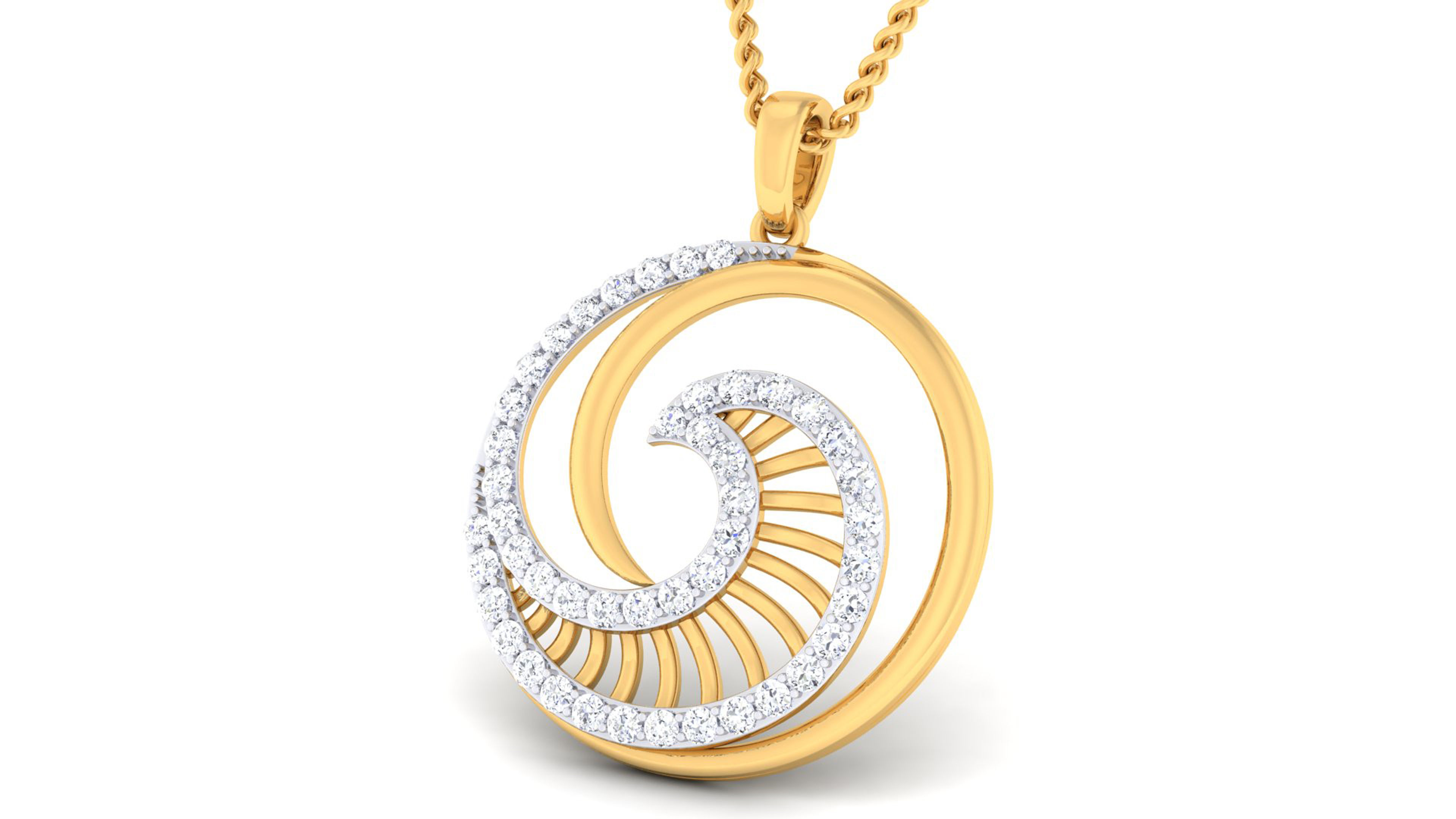 Women pendant-earrings set 3dm mgx render detail 3D print model 3D print model_7