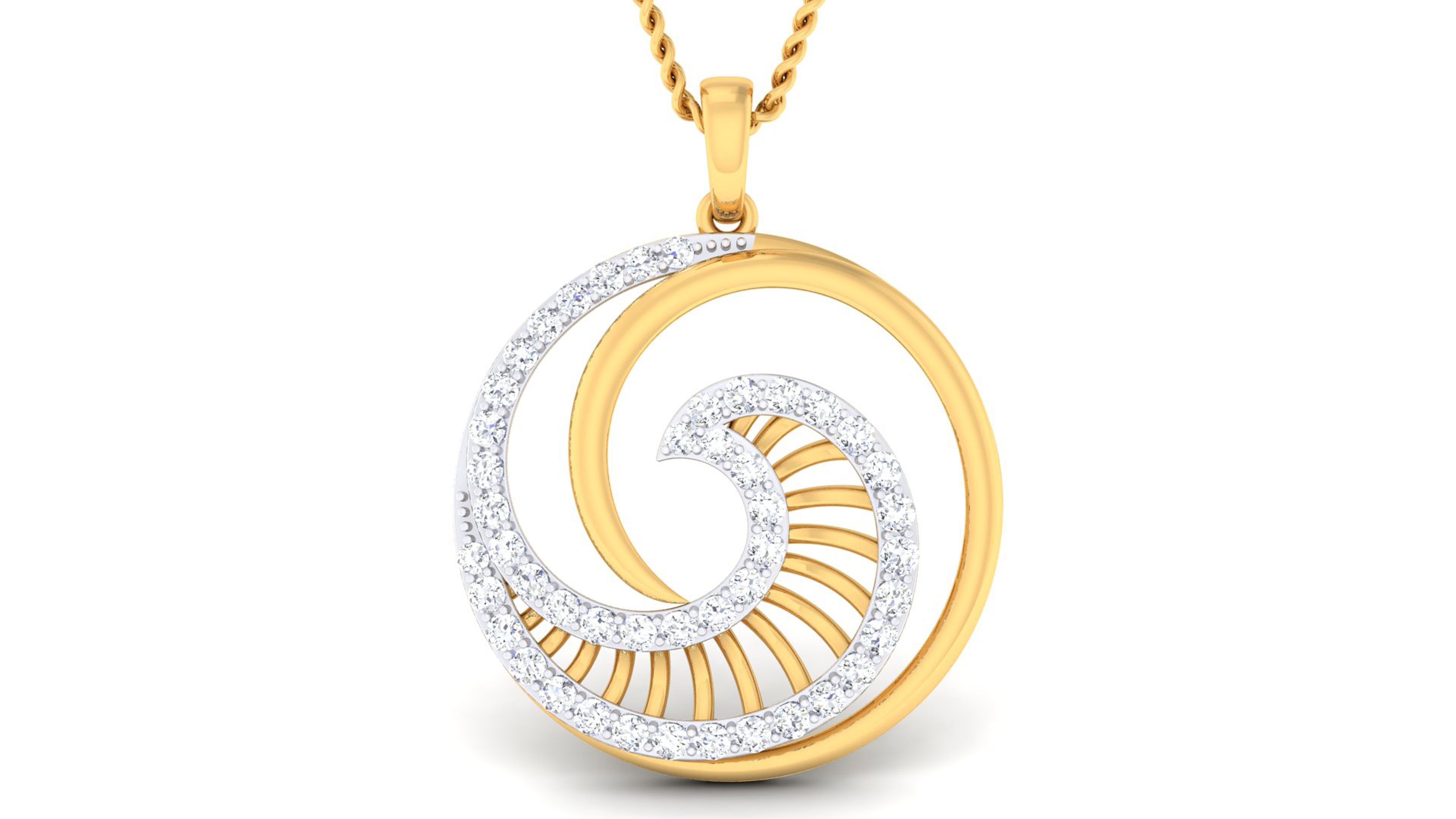 Women pendant-earrings set 3dm mgx render detail 3D print model 3D print model_8