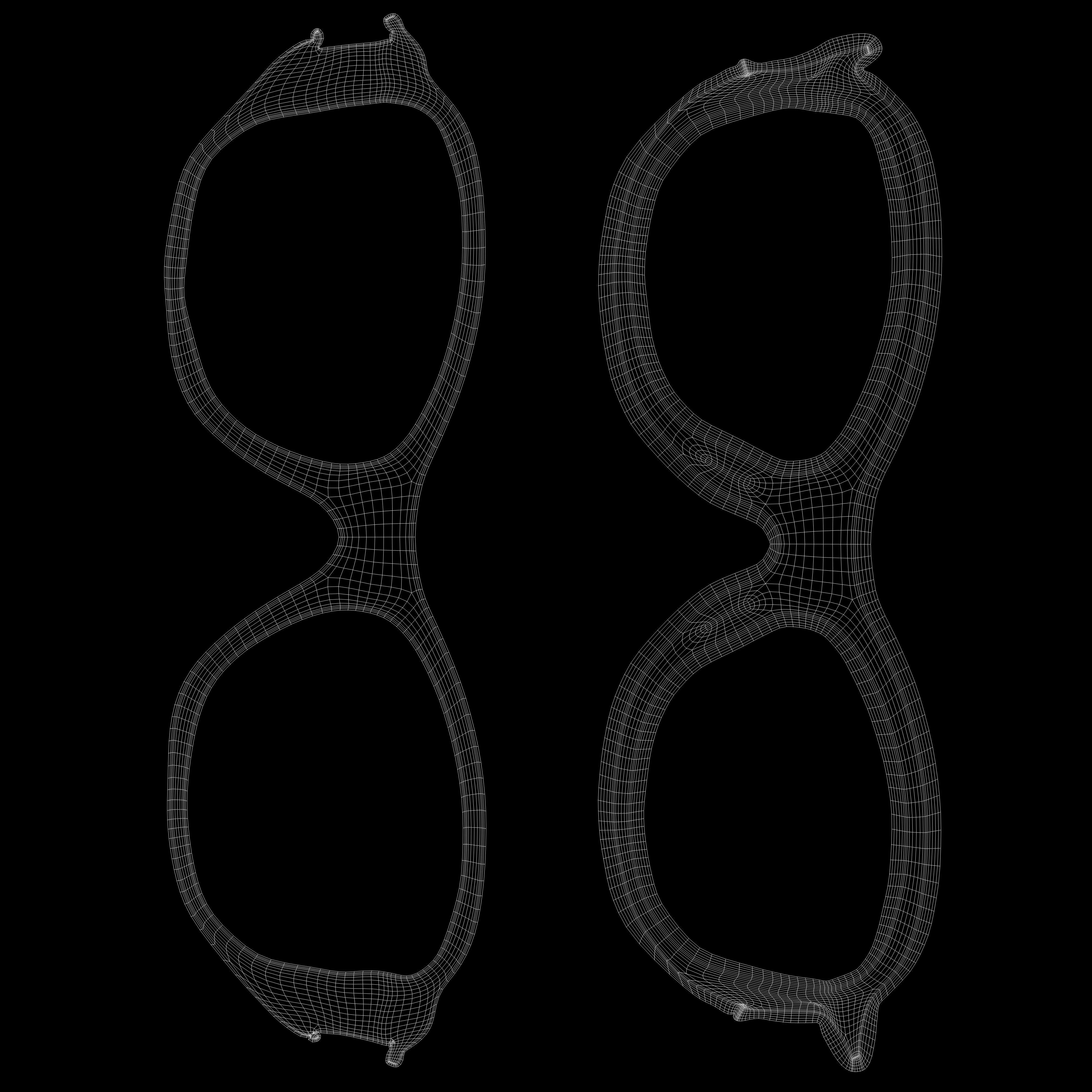 Eyeglasses for Men and Women 3D print model_11