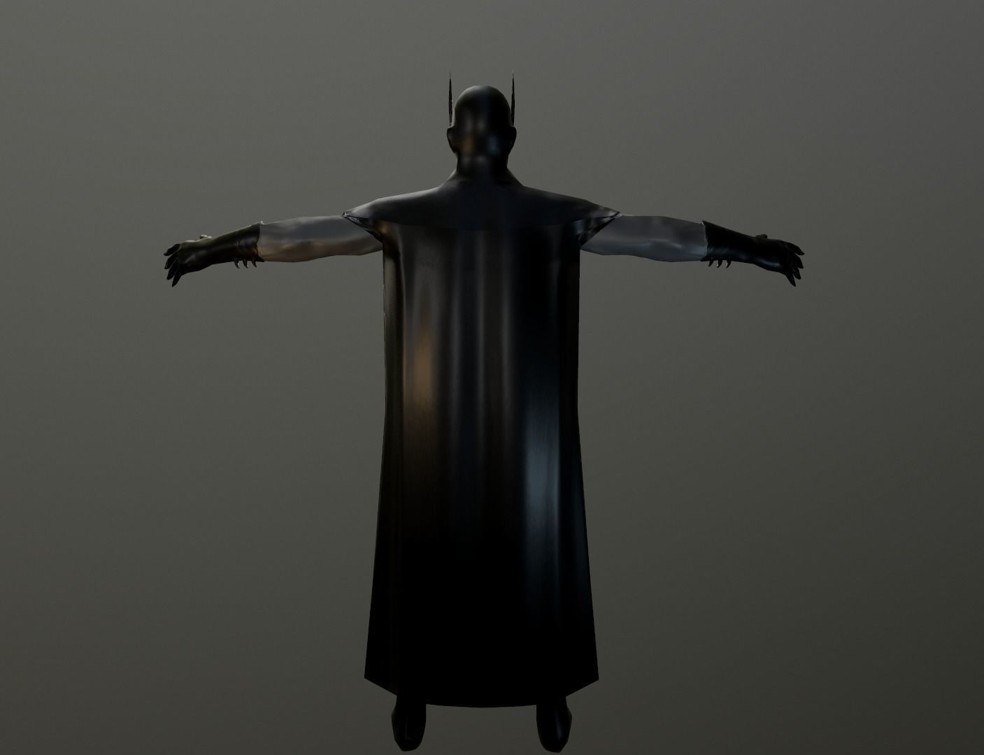 Batman 3d Model - Low-poly Free low-poly 3D model_2
