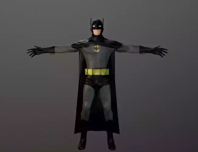 Batman 3d Model - Low-poly Free low-poly 3D model Batman 3d Model - Low-poly Free low-poly 3D model