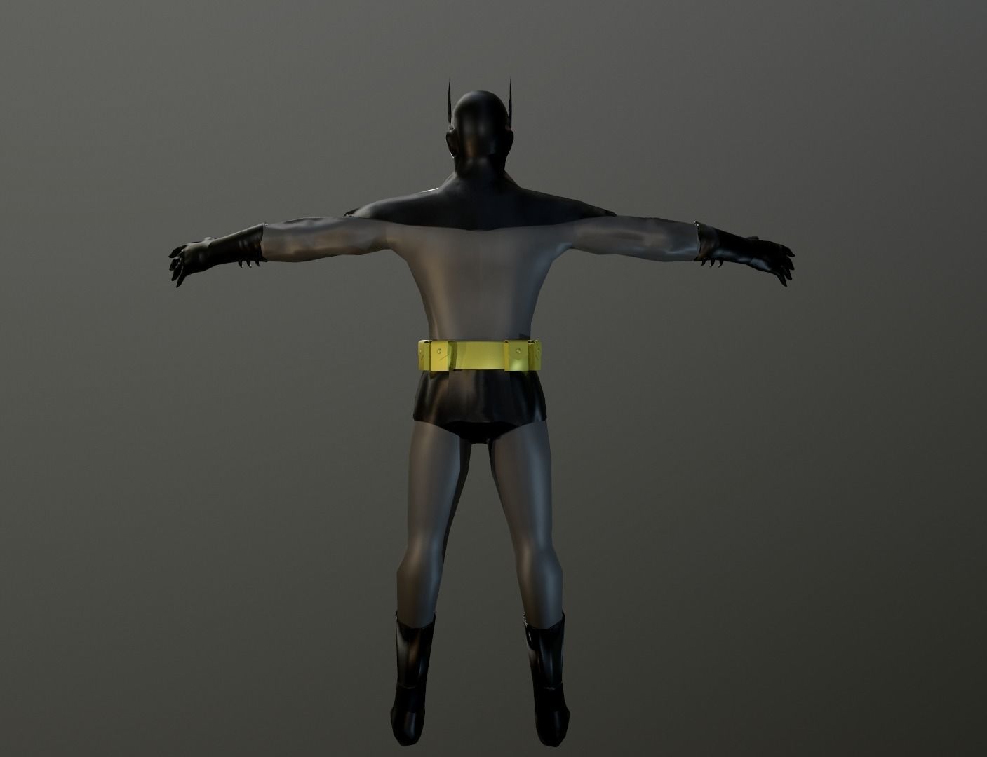 Batman 3d Model - Low-poly Free low-poly 3D model_4