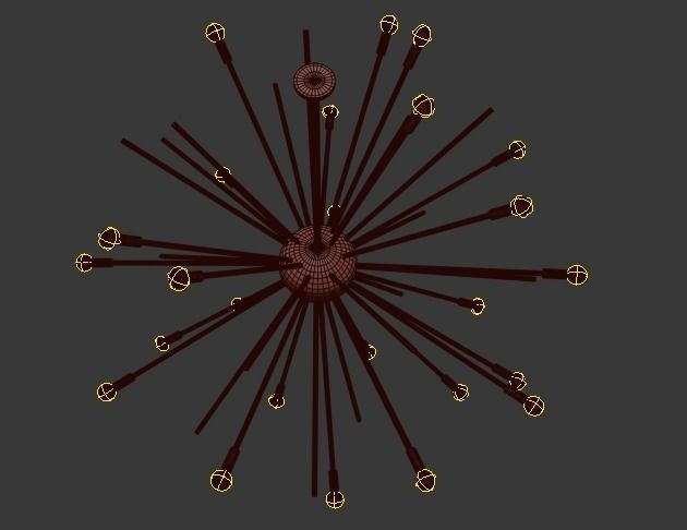 Huge chandelier 3D model_2