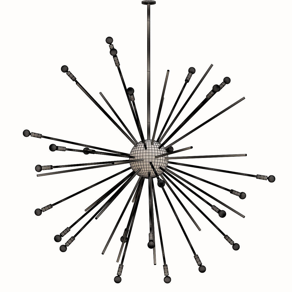Huge chandelier 3D model_1