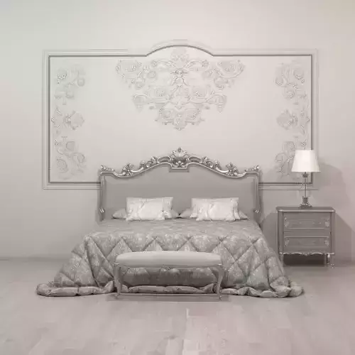 Classic White Bed