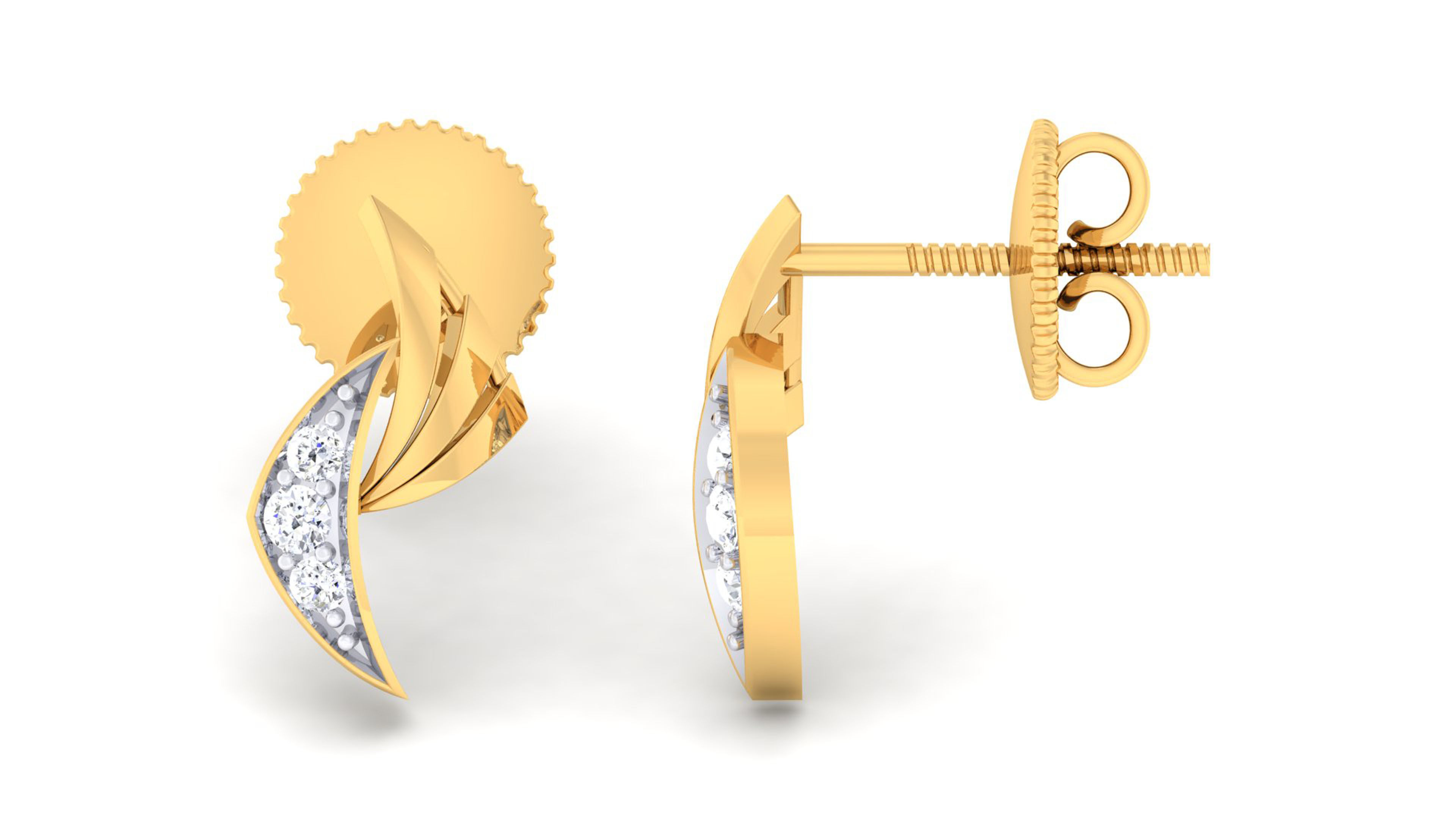 Women pendant-earrings set 3dm mgx render detail 3D print model 3D print model_5