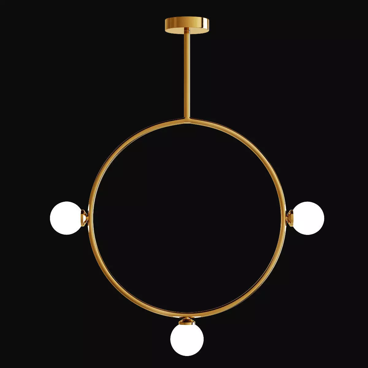 Areti Circle Pendant 3D model_0