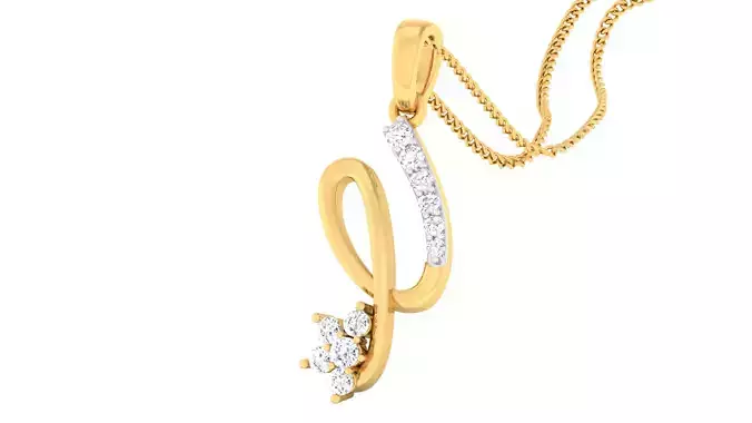 Women pendant-earrings set 3dm mgx render detail 3D print model