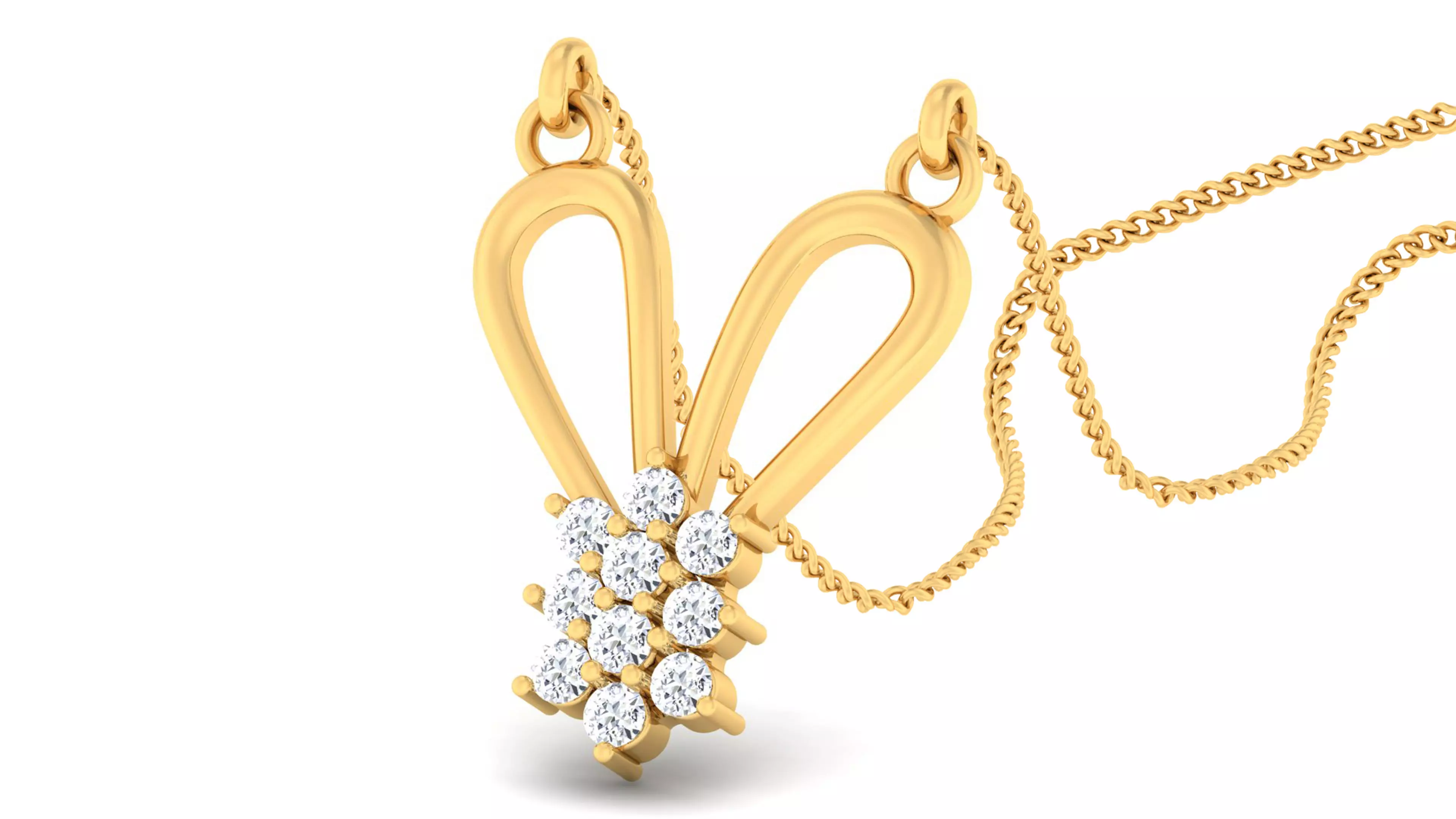 Women pendant-earrings set 3dm mgx render detail 3D print model 3D print model