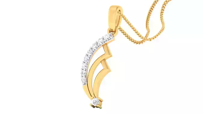 Women pendant-earrings set 3dm mgx render detail 3D print model