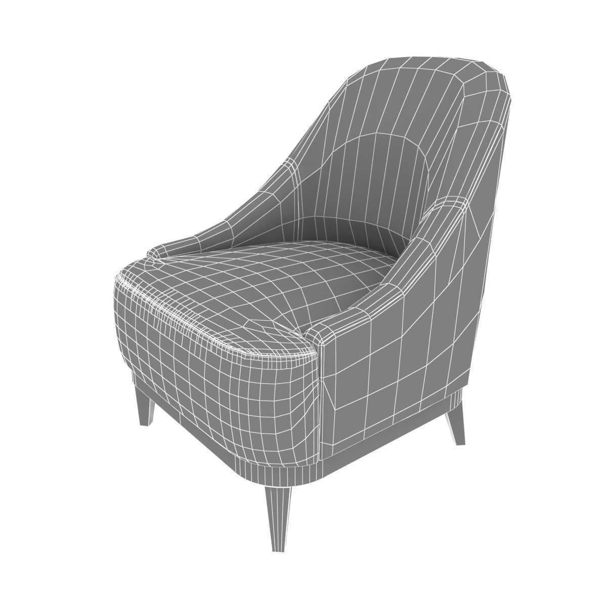 Duhram chair by Alter London 3d model 3D model_5