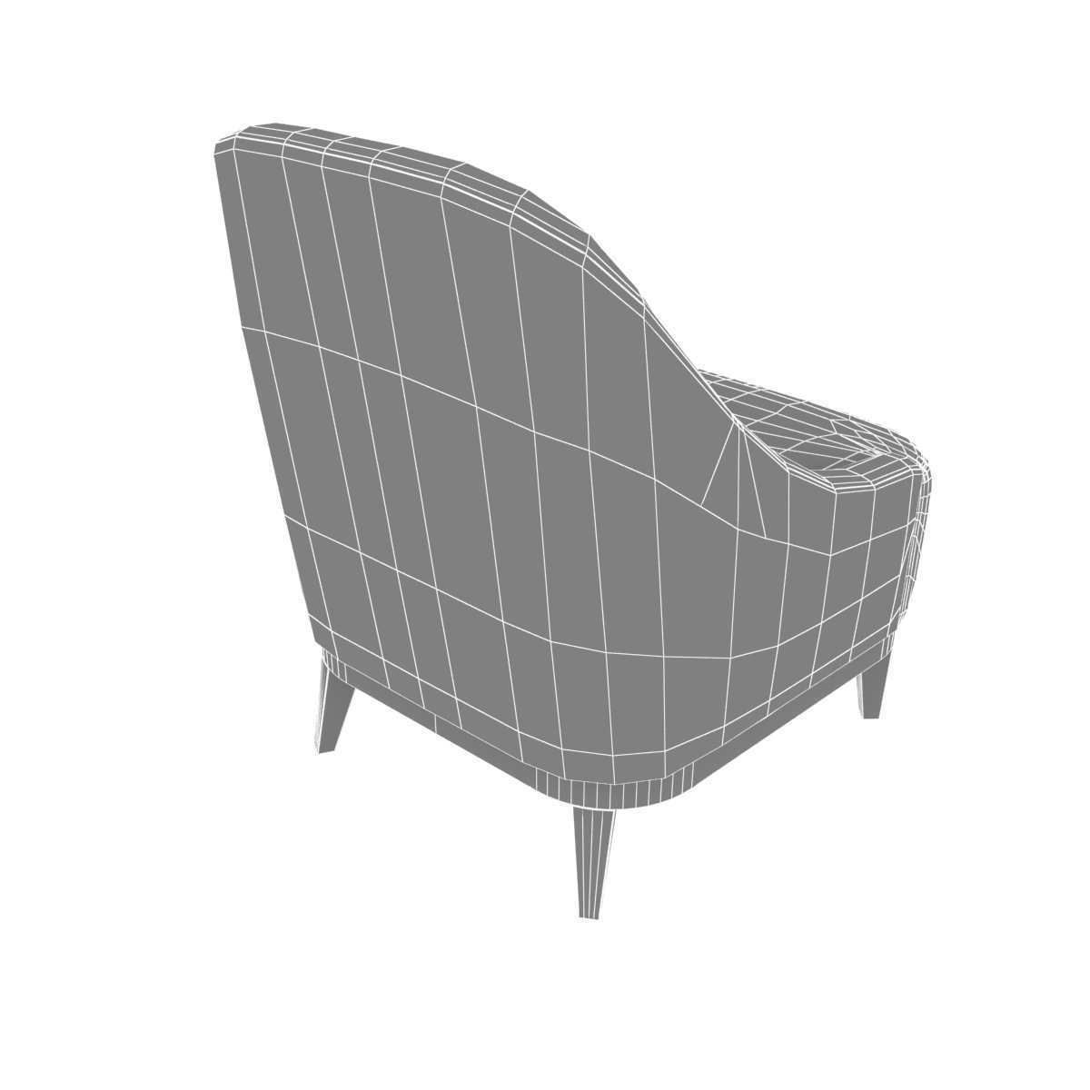 Duhram chair by Alter London 3d model 3D model_10