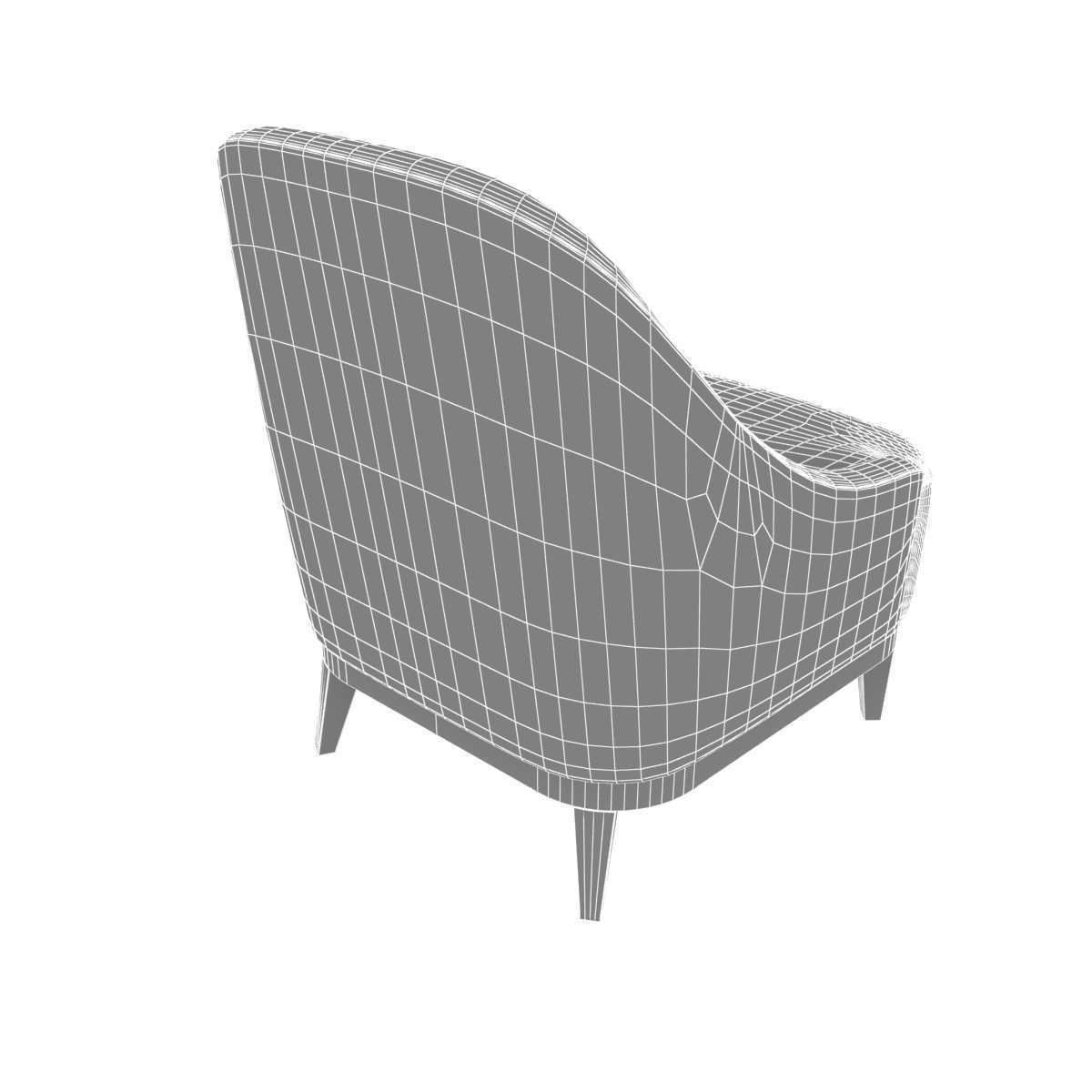 Duhram chair by Alter London 3d model 3D model_9