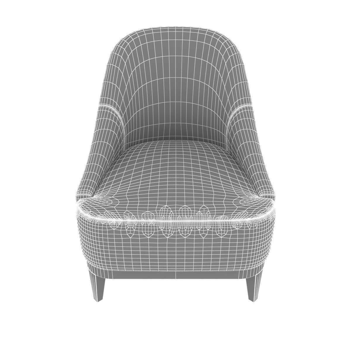 Duhram chair by Alter London 3d model 3D model_7
