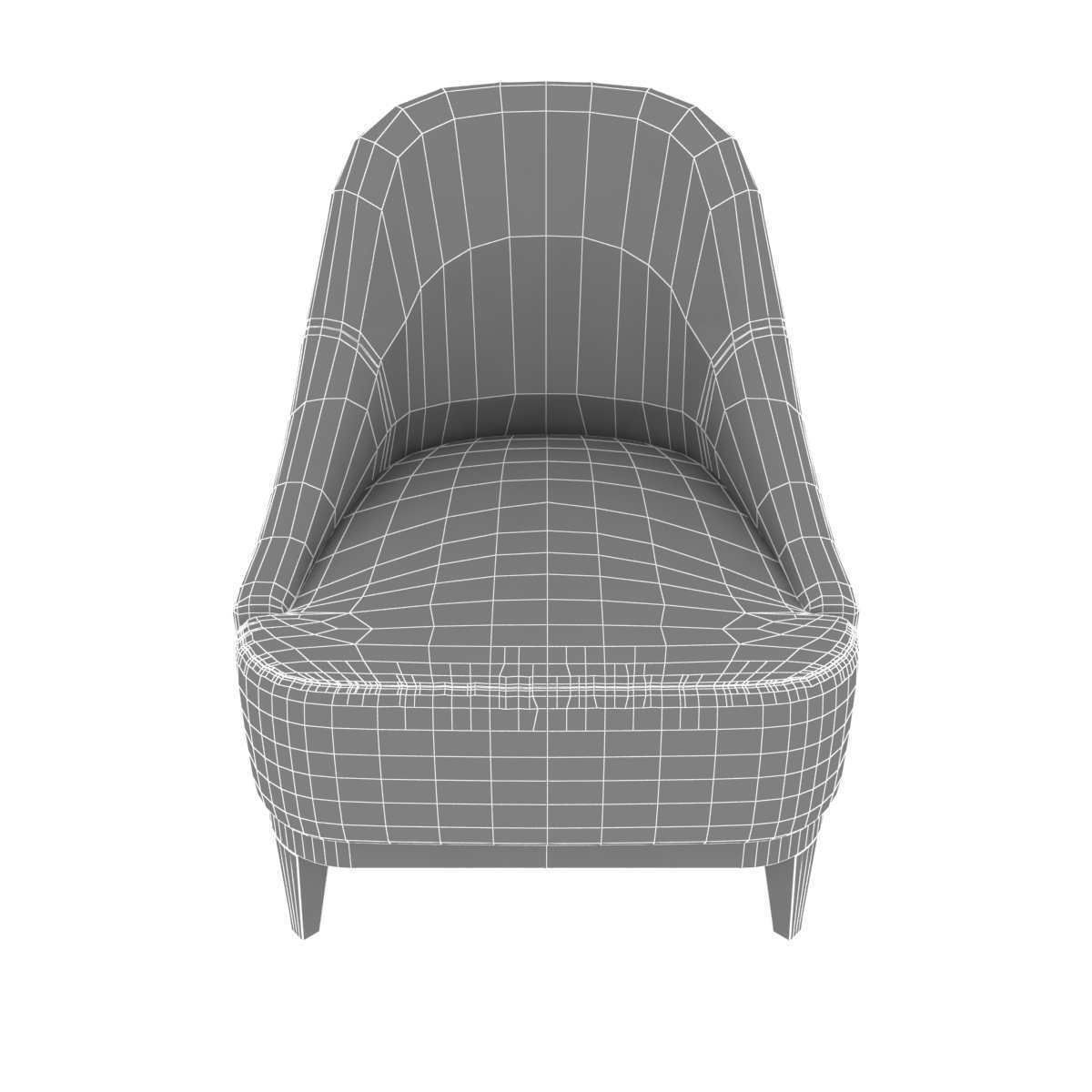 Duhram chair by Alter London 3d model 3D model_6