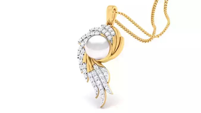 Women pendant-earrings set 3dm mgx render detail 3D print model