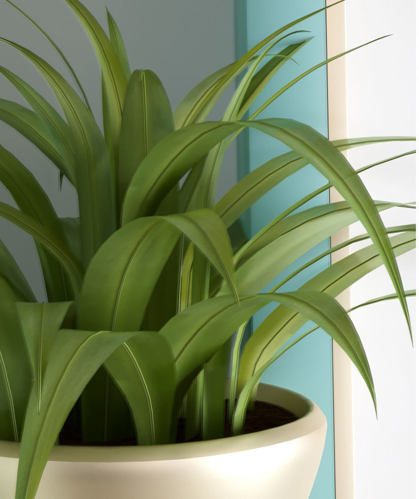 Realistic Study Desk Furniture for kid- interior kidroom set 3D model_19