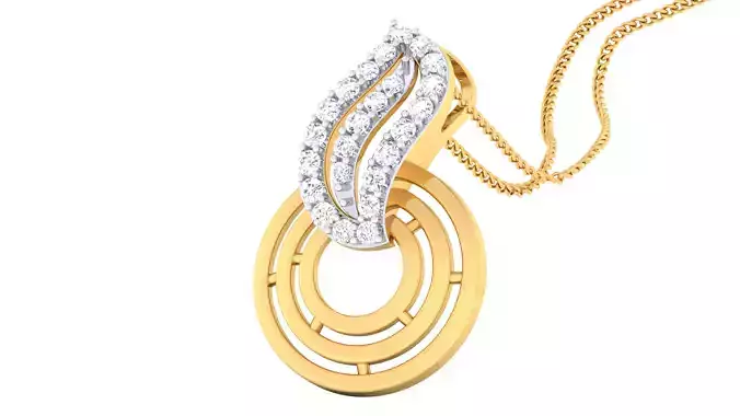 Women pendant-earrings set 3dm mgx render detail 3D print model