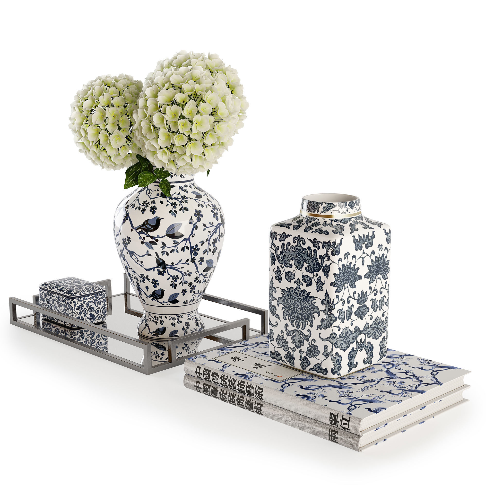 Decorative set w005 3D model_5