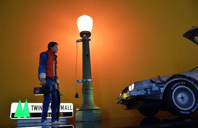 Street Light Bttf Did3D 1-8 Scale 3D Print 3D print model