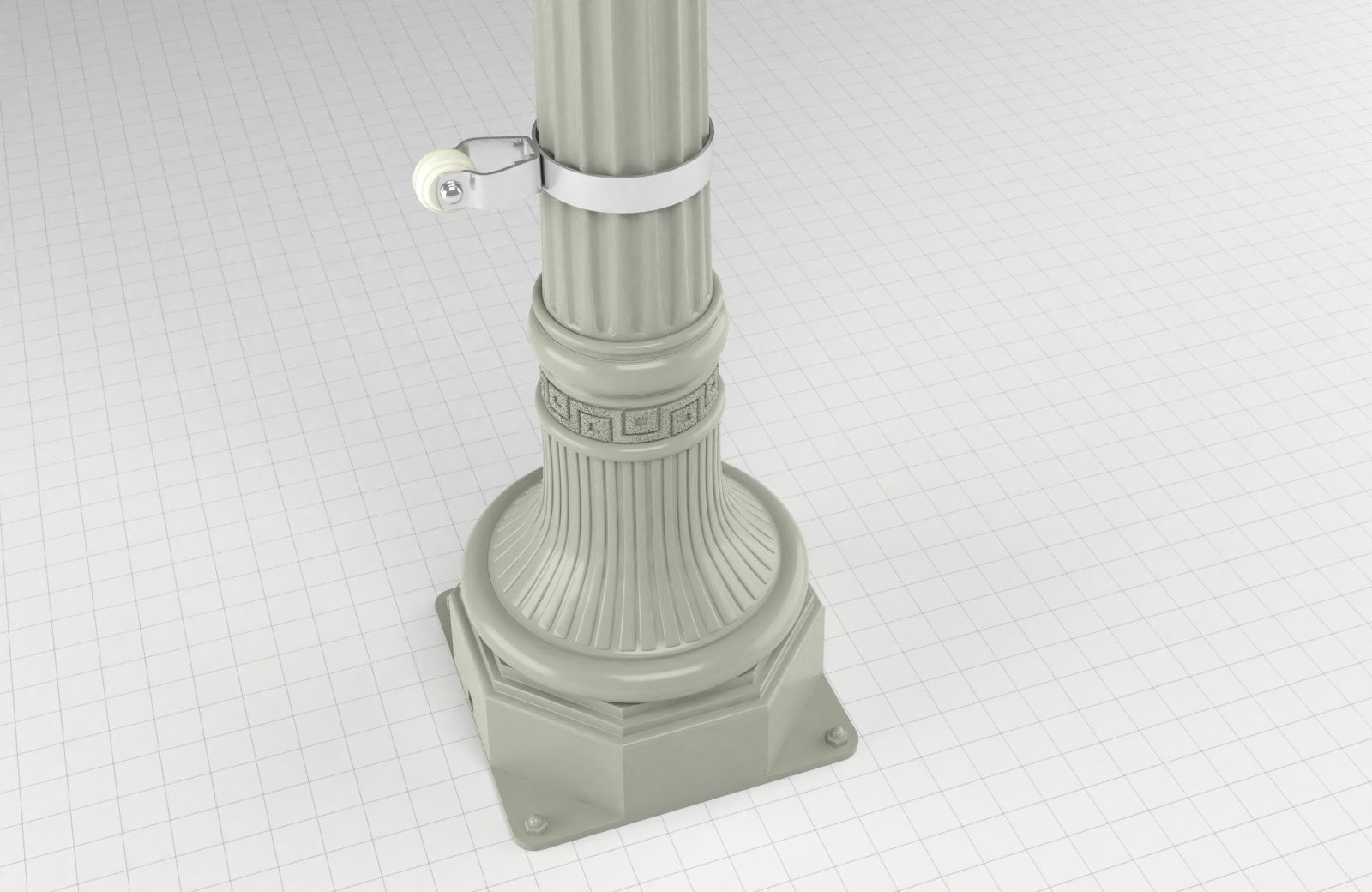 Street Light Bttf Did3D 1-8 Scale 3D Print 3D print model_13