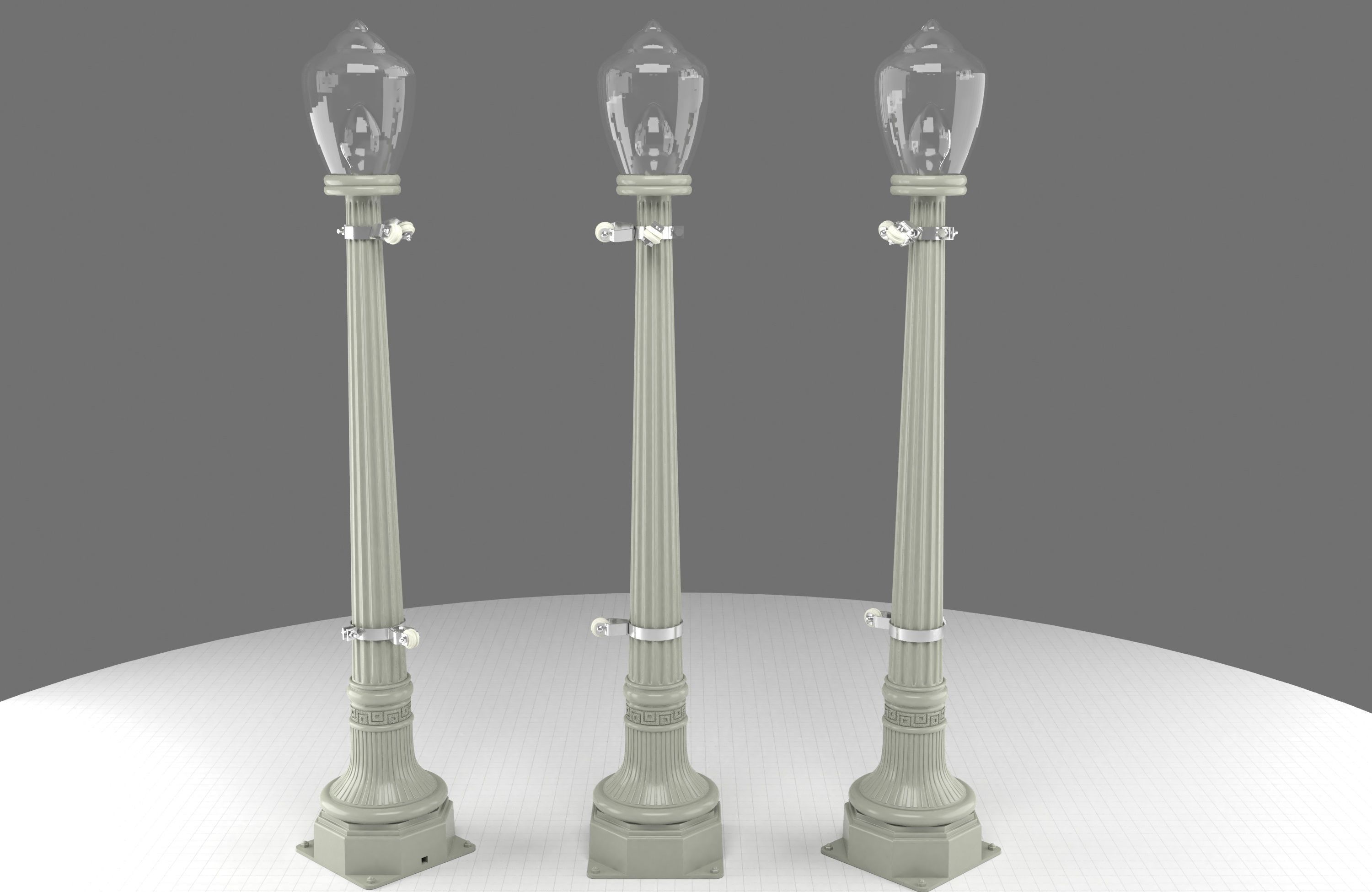 Street Light Bttf Did3D 1-8 Scale 3D Print 3D print model_12