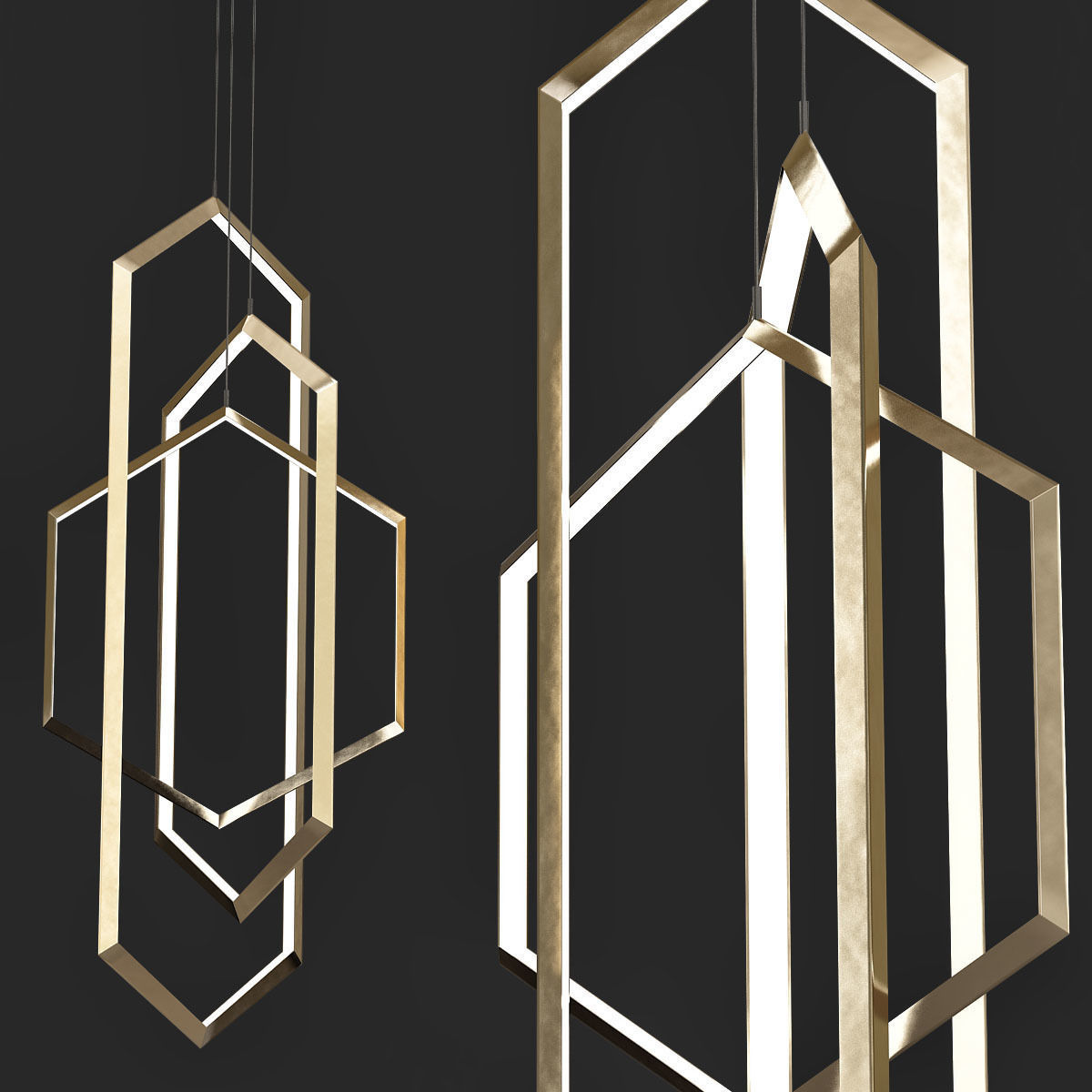 ORBIS VX46 CHANDELIER LIGHT FIXTURE