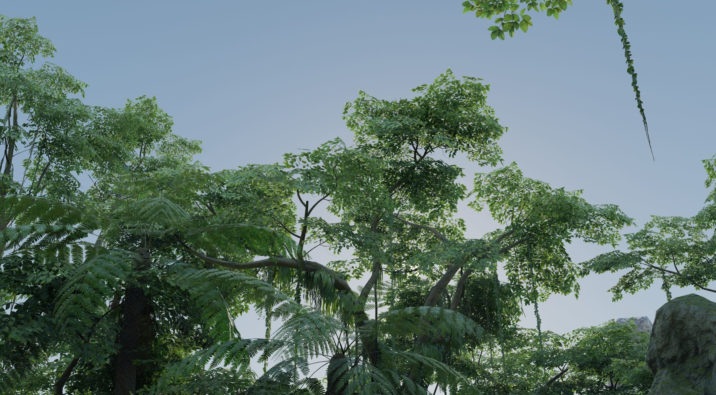 Tropical Jungle Pack UE4 Low-poly 3D model_18