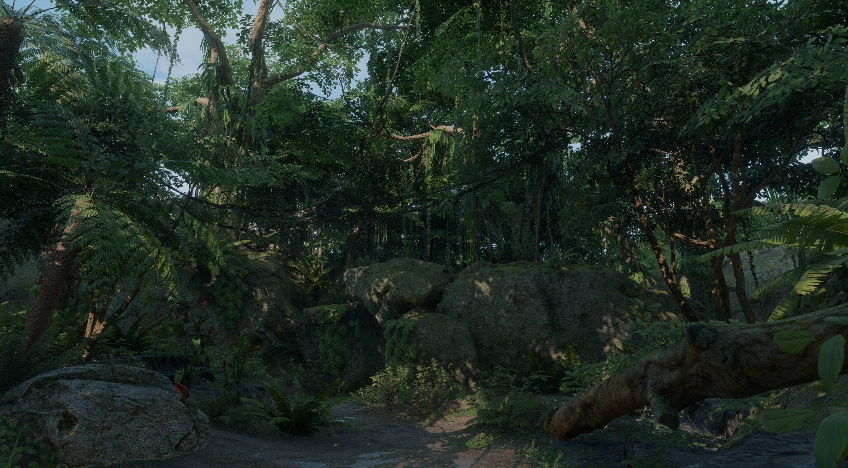 Tropical Jungle Pack UE4 Low-poly 3D model_4