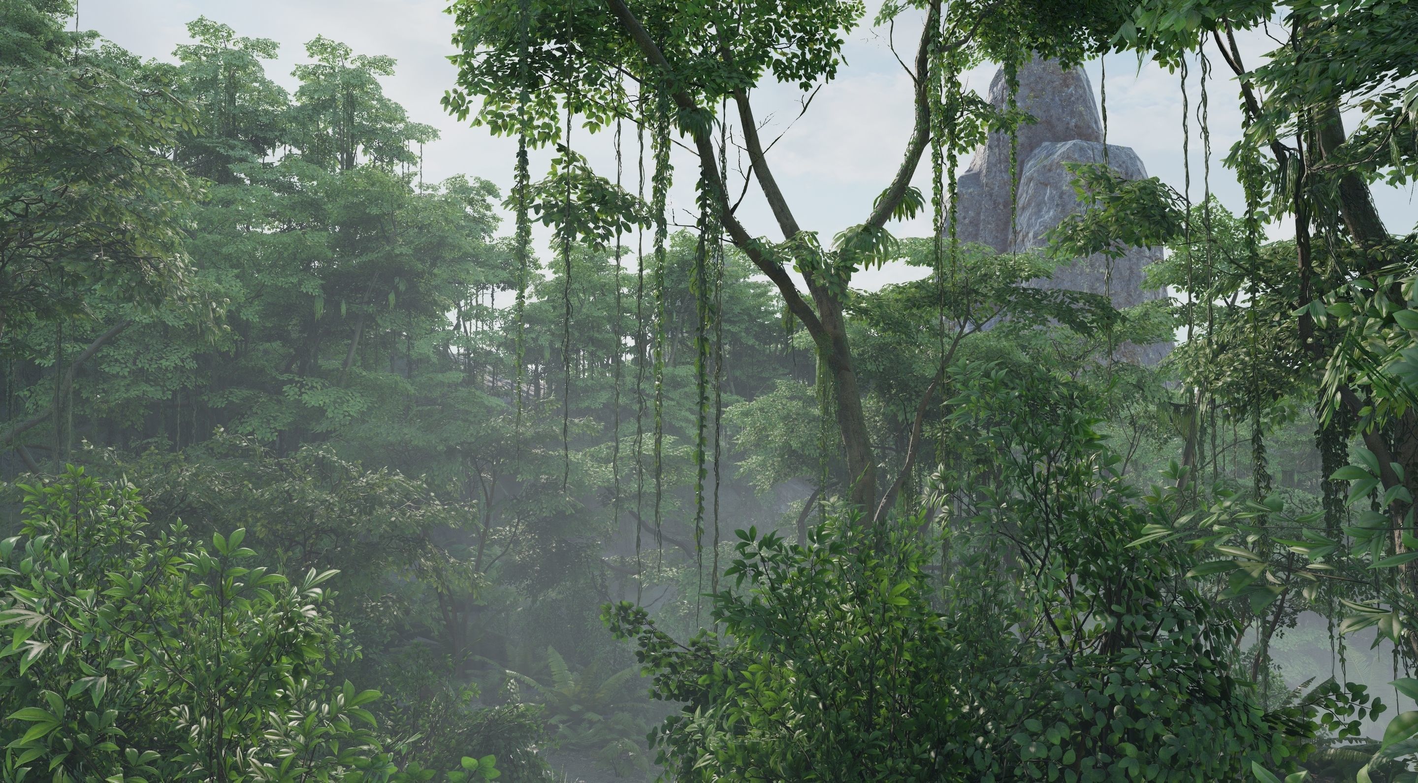 Tropical Jungle Pack UE4 Low-poly 3D model_7
