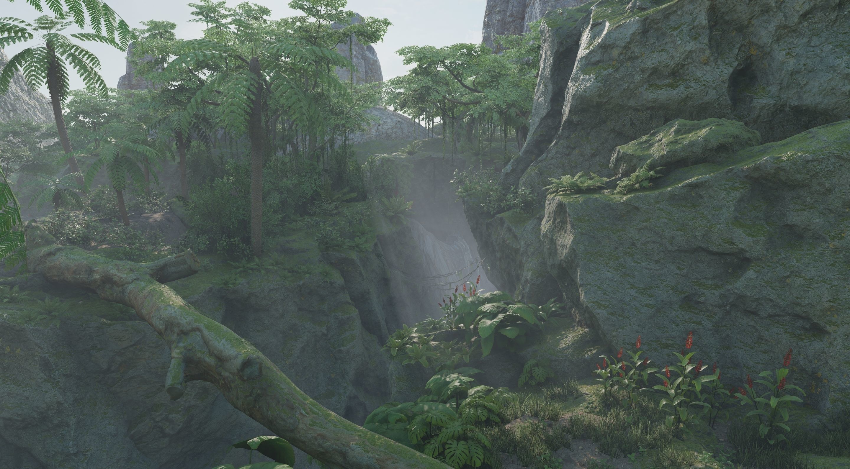 Tropical Jungle Pack UE4 Low-poly 3D model_13