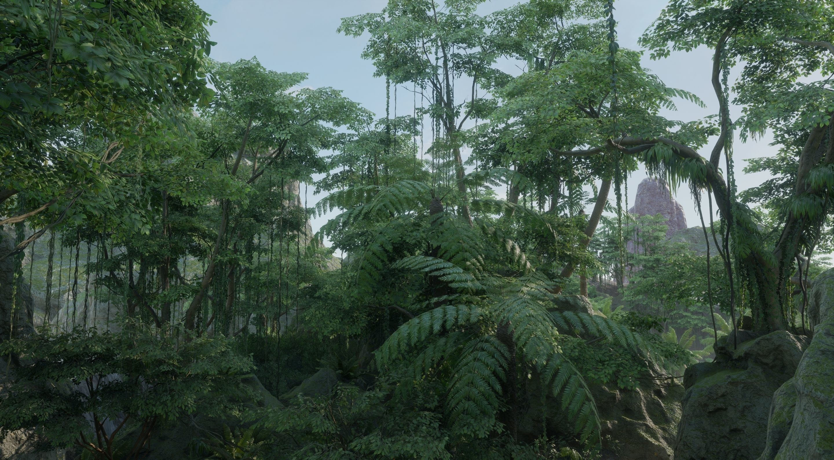 Tropical Jungle Pack UE4 Low-poly 3D model_2