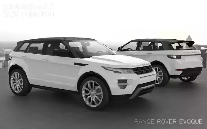 RANGE ROVER EVOQUE CAR4ARCH VOL2 - SUV 3D model