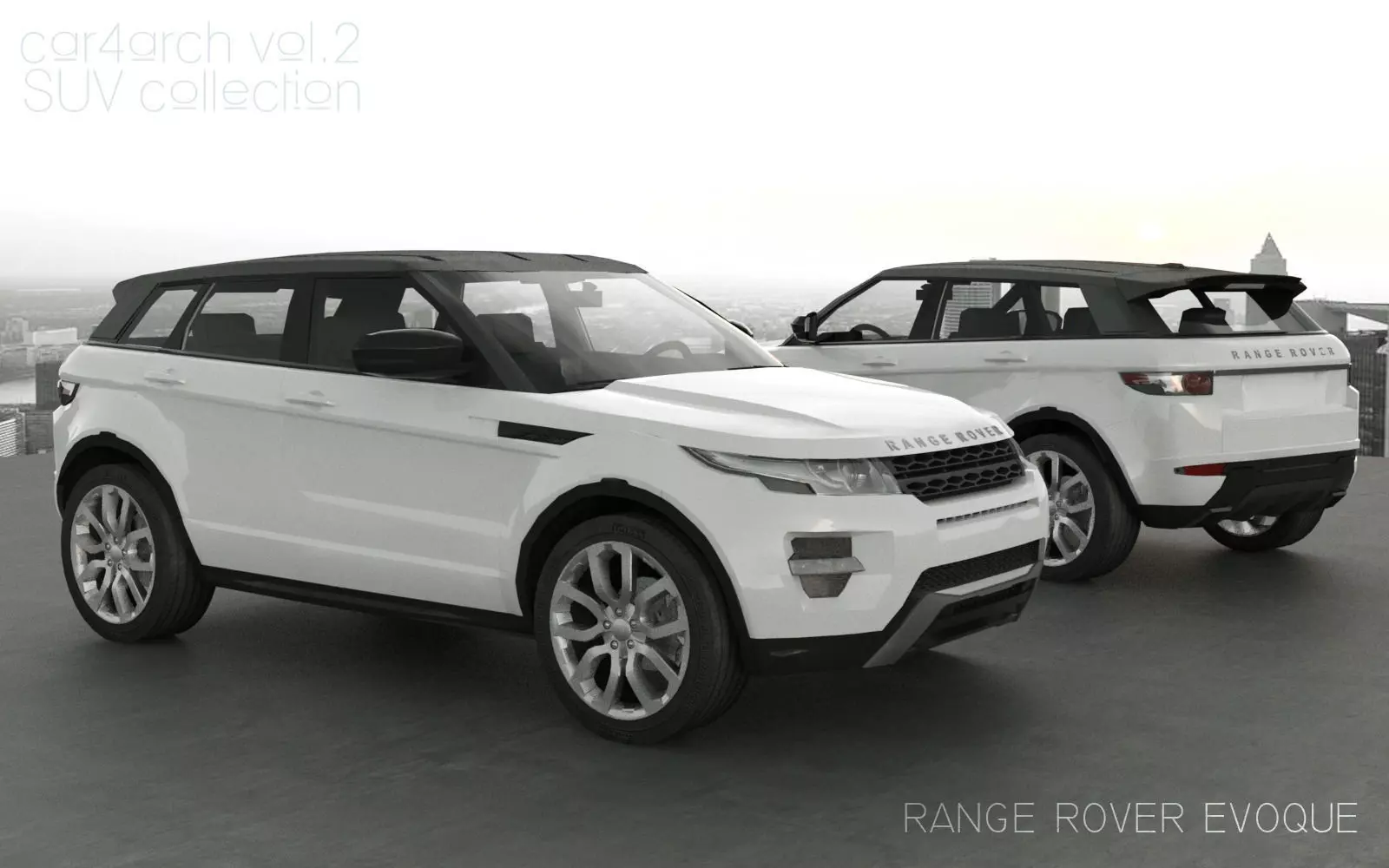 RANGE ROVER EVOQUE CAR4ARCH VOL2 - SUV 3D model