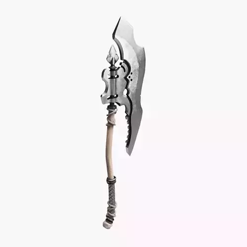 Medieval Battle Axe 3D model