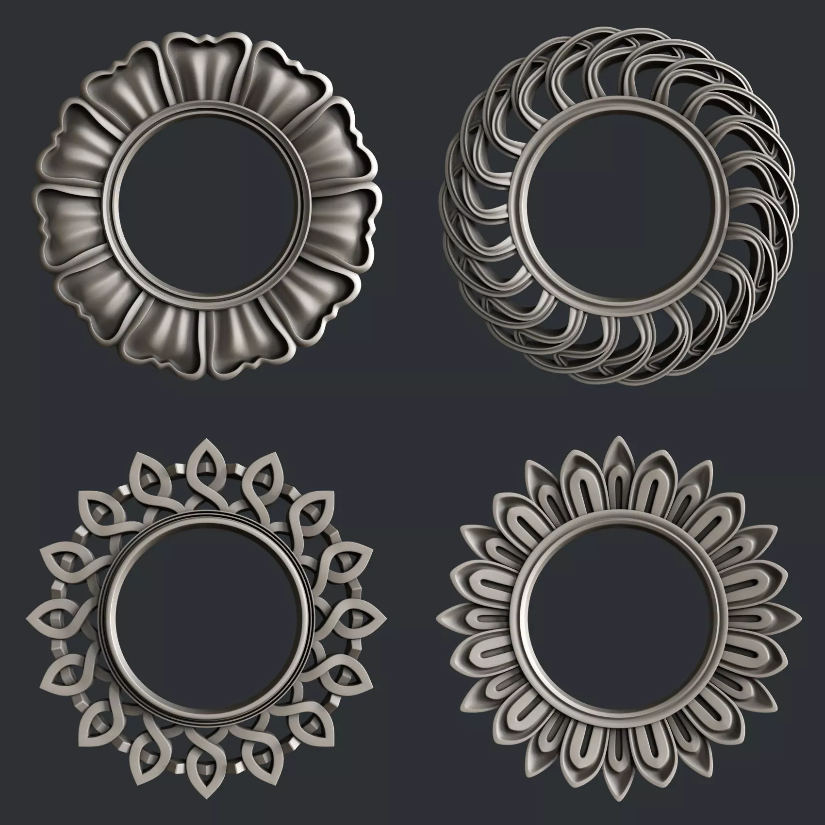 3d STL models for CNC router set frames R32 R33 R34 R35 3D model